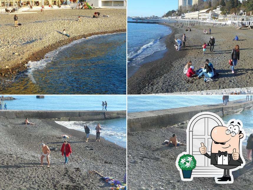 Vous pouvez prendre un bol d'air frais à l'extérieur Sochi Beaches