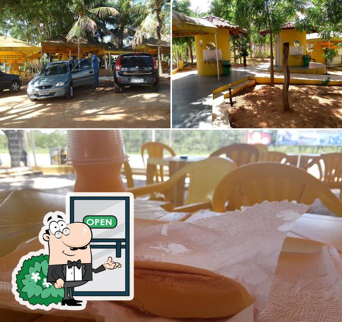 Dê uma olhada a foto ilustrando exterior e bebida no Côco Gelado - Café No Côco