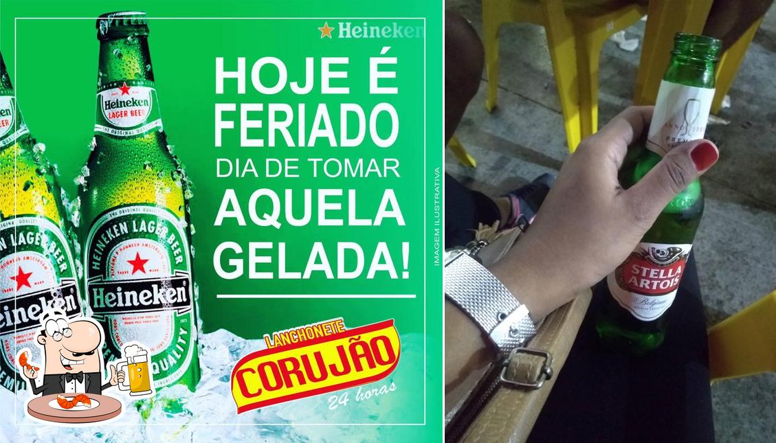 Você pode tomar um copo de cerveja leve ou escura