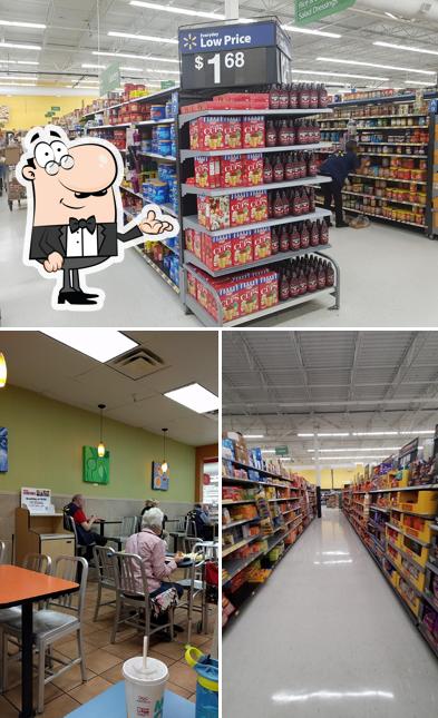 El interior de Walmart Supercenter