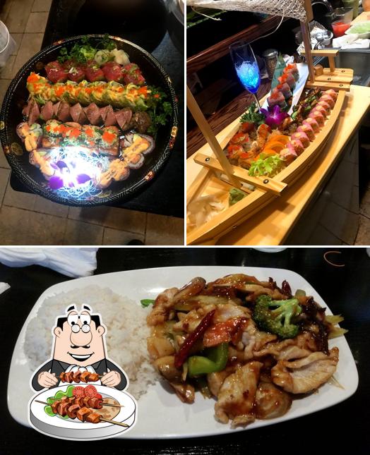 Еда в "Happy Kitchen & Sushi Bar"