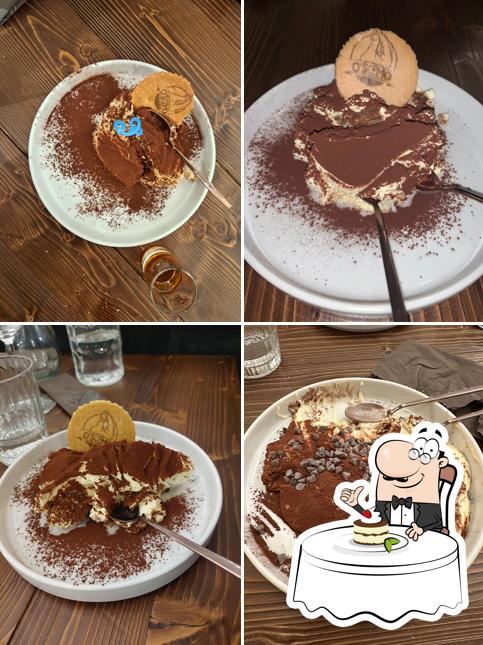 Tiramisù al O'Scemo trattoria napolegna
