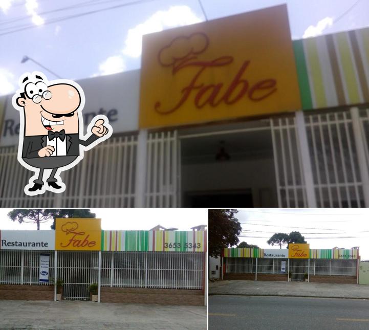 O exterior do Restaurante Fabe