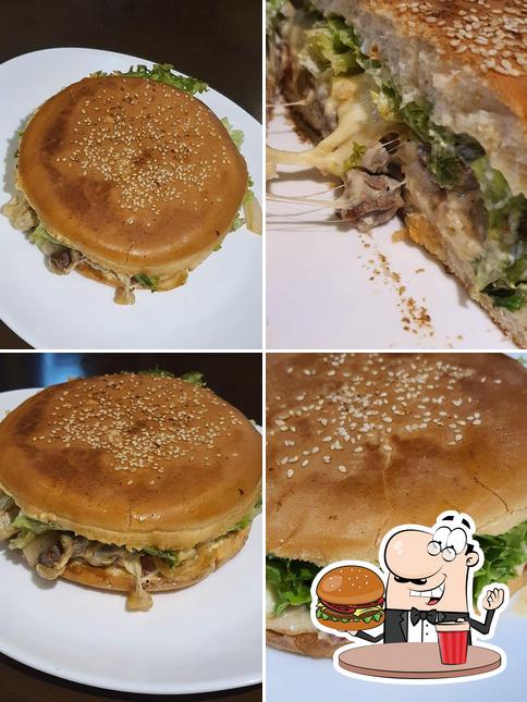 Consiga um hambúrguer no Restaurante Galpão