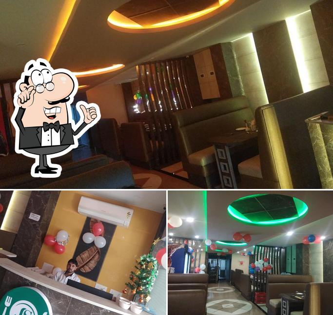 The interior of Siliguri New Arshlan Restaurant - Salbari Siliguri