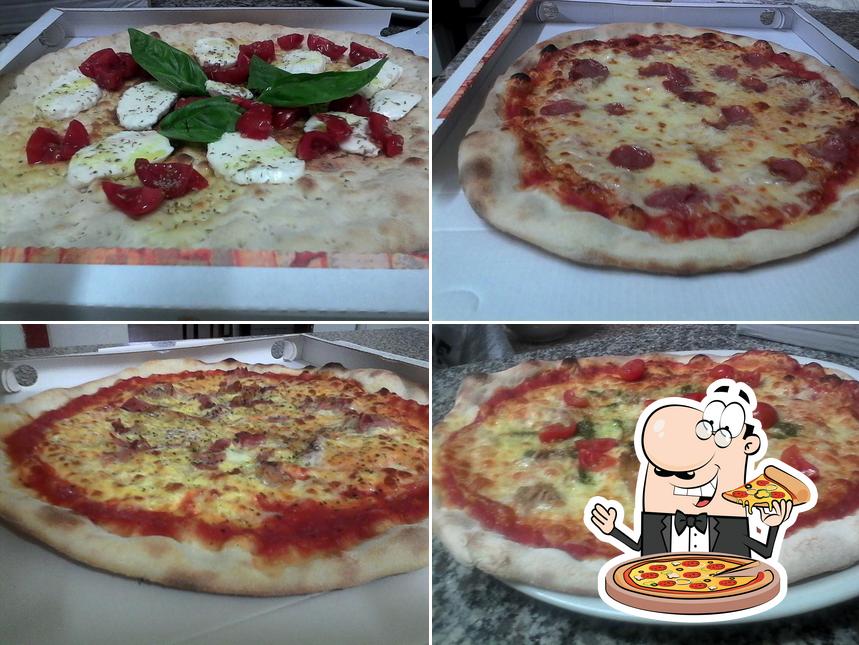 A L'Isola della Pizza, puoi ordinare una bella pizza