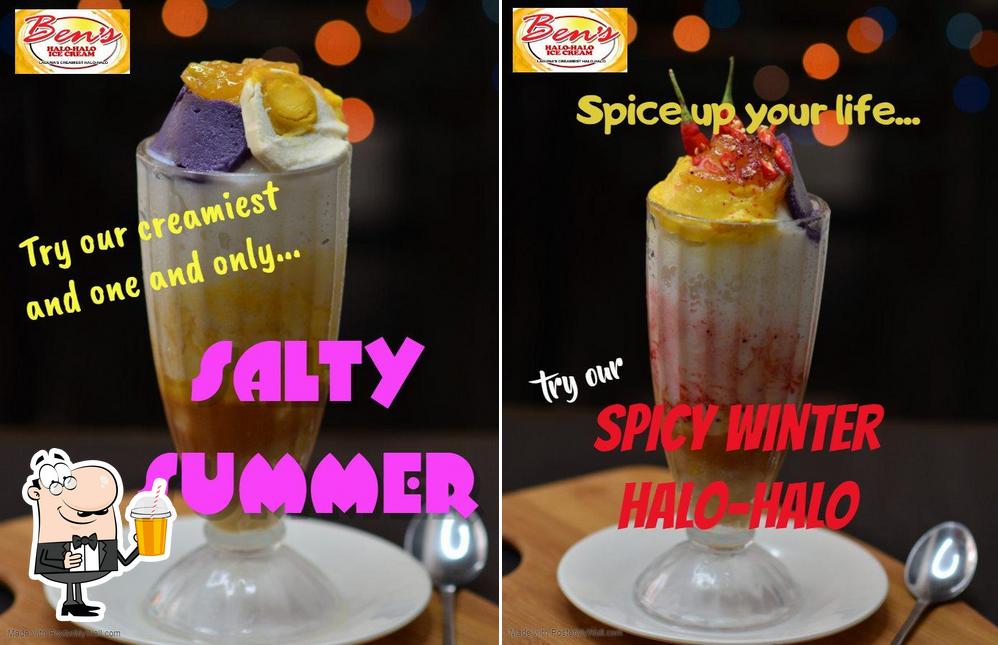 Enjoy a beverage at Ben's Halo Halo And Ice Cream