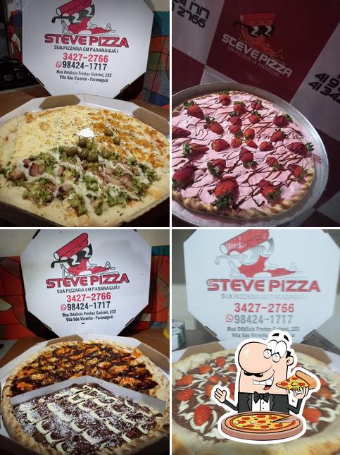 No Steve Pizza Paranagua, você pode pedir pizza