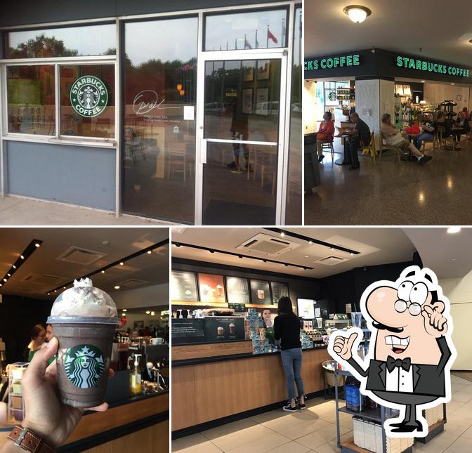 L'intérieur de Starbucks