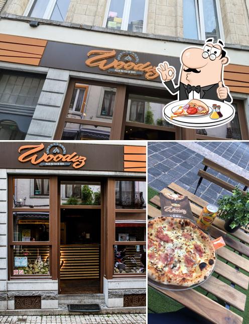 A Woodiz Porte de Namur, vous pouvez prendre des pizzas