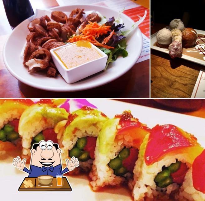 Meals at Hapa Sushi Grill and Sake Bar