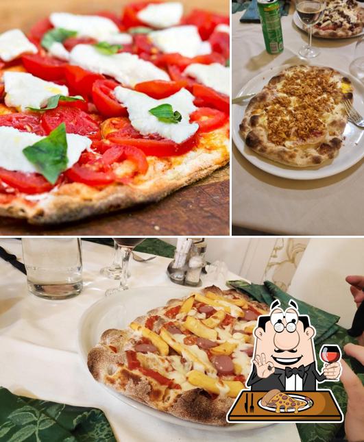 Essayez des pizzas à Gaudino Pizzeria Pinsa Romana