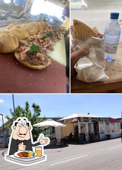 Tra le varie cose da Da Ettore si possono trovare la cibo e esterno