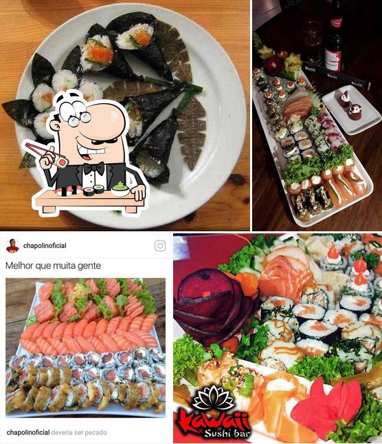 Escolha diversas opções de sushi