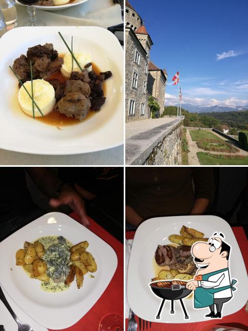 Prenez des repas à base de viande à taverne de pontverre