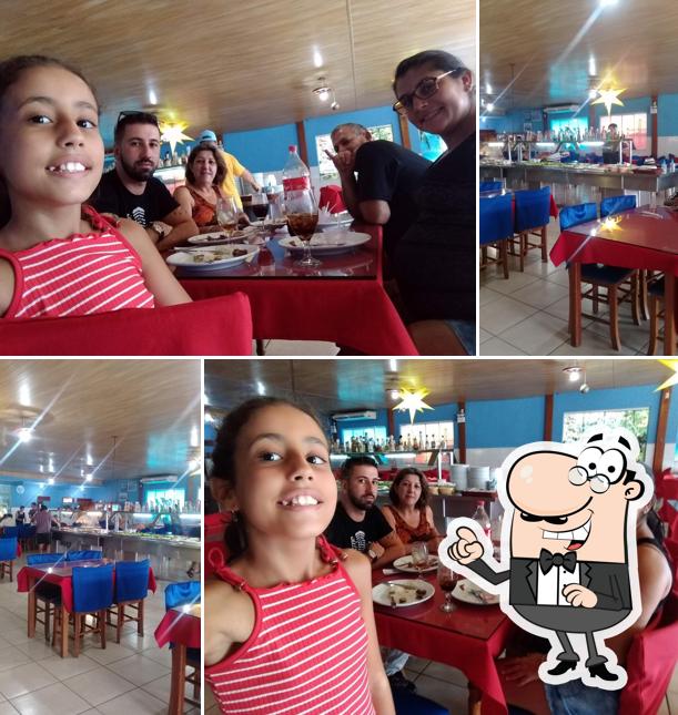 O interior do Churrascaria 4 irmãos