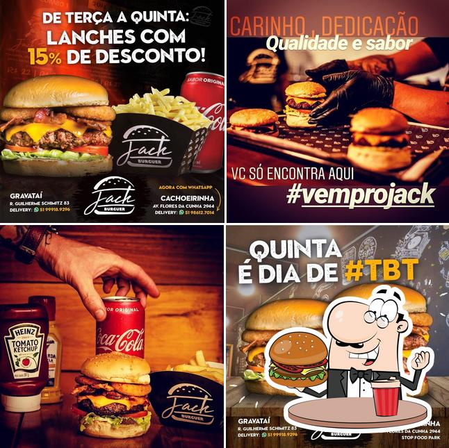 Delicie-se com um hambúrguer no Jack Burguer Cachoeirinha