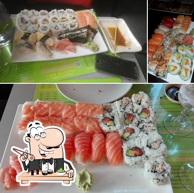 Prenez de nombreuses options de sushi