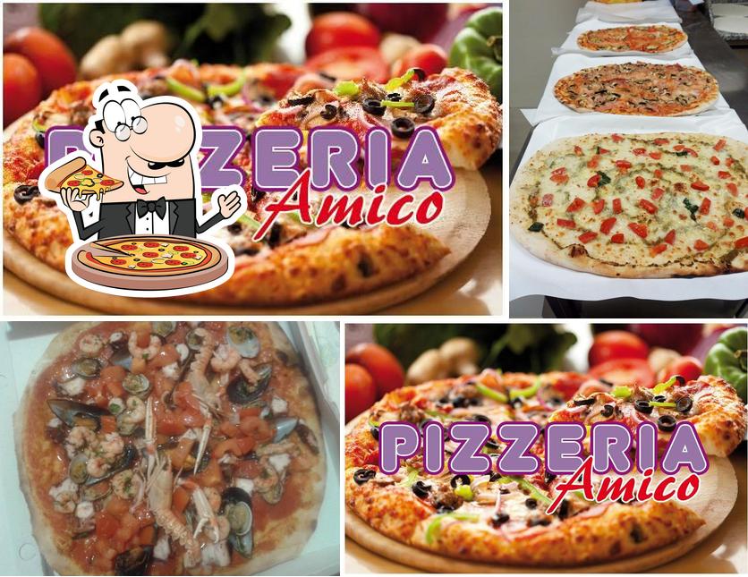 Prova una pizza a Pizzeria Amico Carbonia