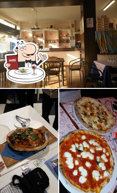 Dai un’occhiata alla foto che mostra la cibo e interni di Pizzeria Ristorante Toto' Sapore