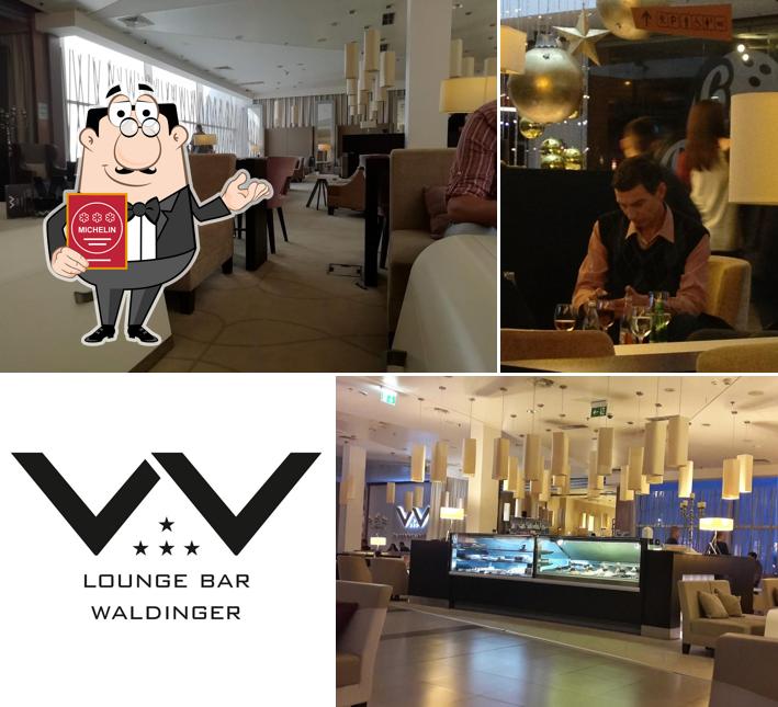 Это снимок кафе "Lounge bar Waldinger"