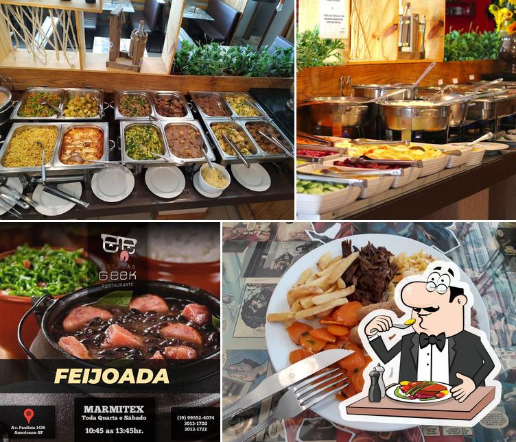 Platos en Estação Geek Restaurante, Petiscaria e Marmitaria Empresarial