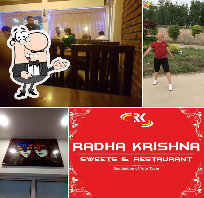 Here's a pic of Radha Krishna Sweets Restaurant