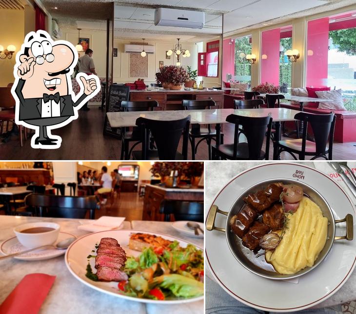 O Bouchon Restaurante Francês se destaca pelo interior e comida