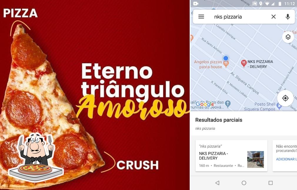 Experimente pizza no NKS PIZZARIA - DELIVERY