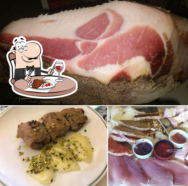 Закажите мясные блюда в "Trattoria Madonna Scoperta"