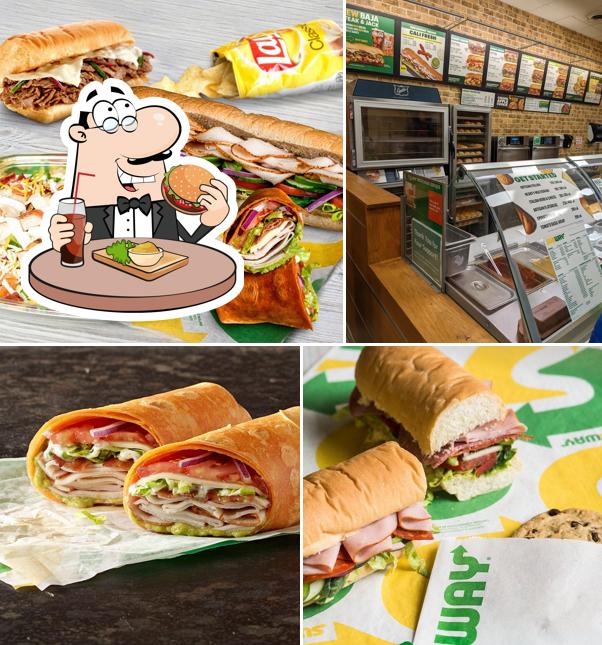 Get a burger at Subway