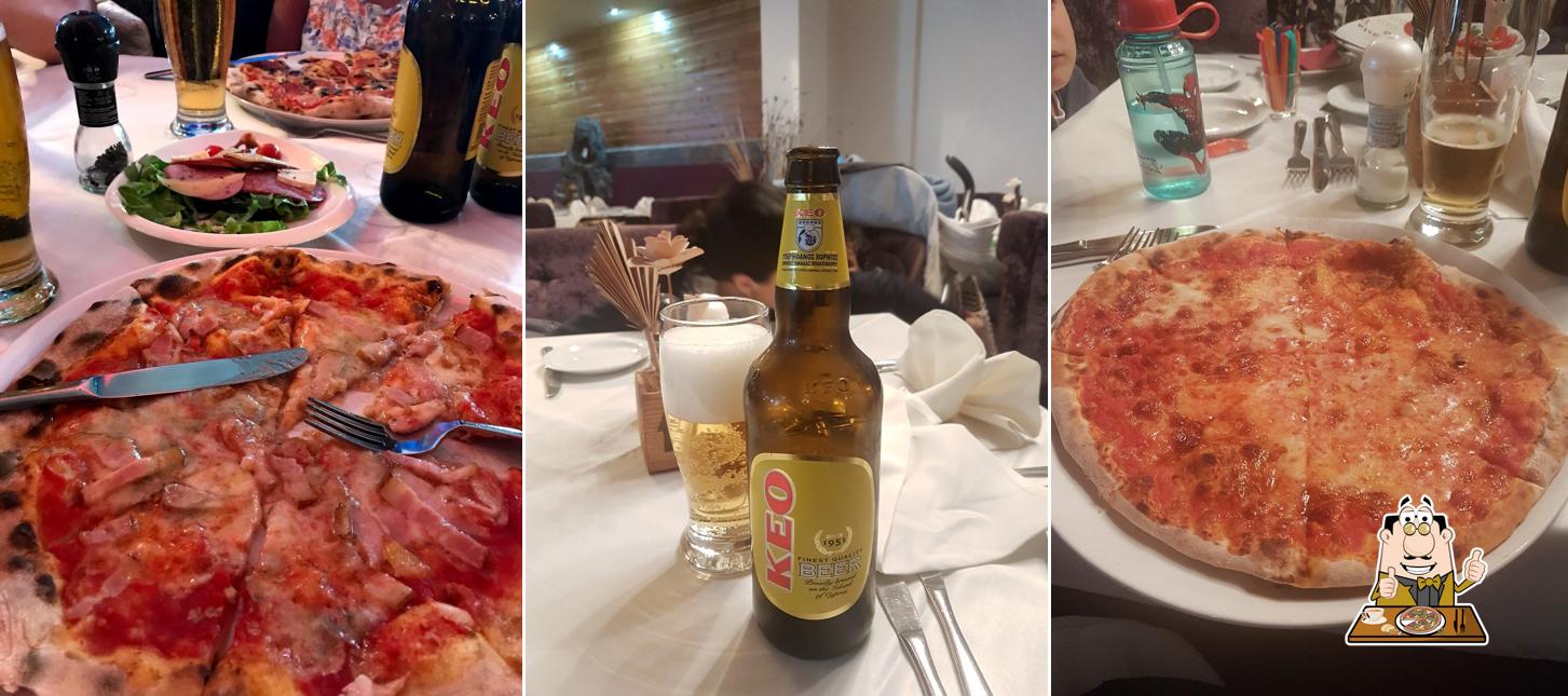 Choisissez des pizzas à La Vera Italia