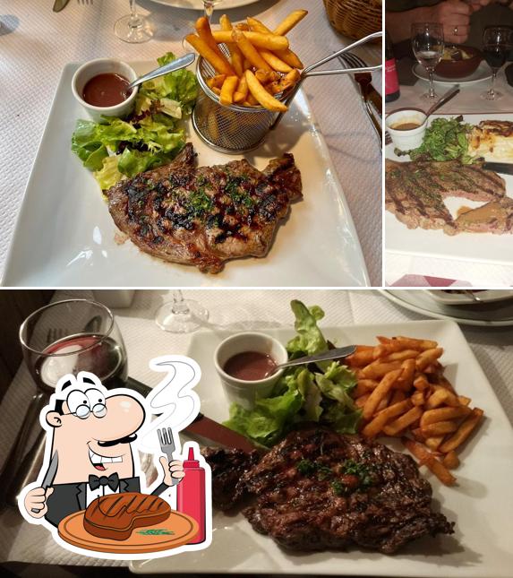 Choisissez des plats à base de viande à Restaurant Au Bouchon Lyonnais Blois