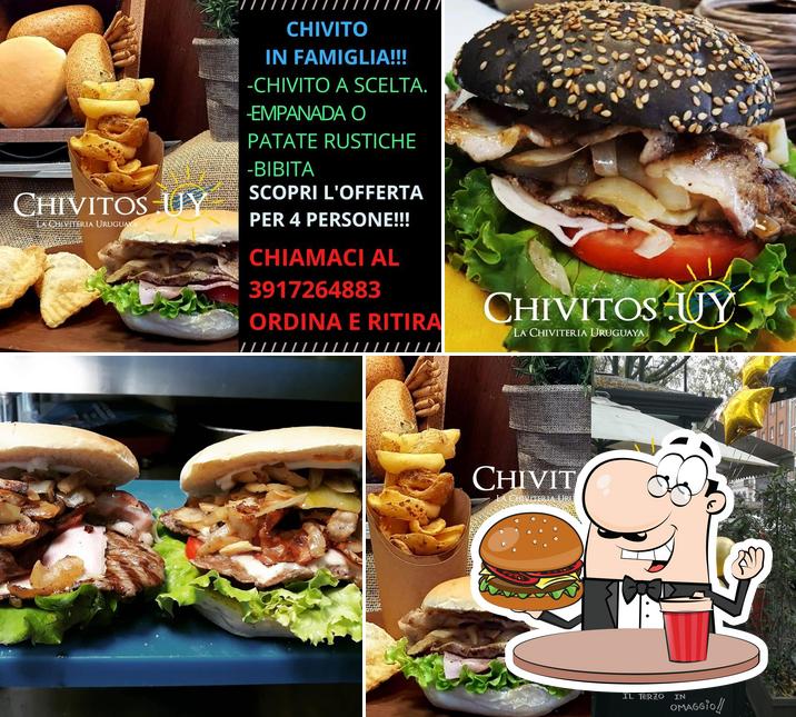 Commandez un hamburger à Chivitos