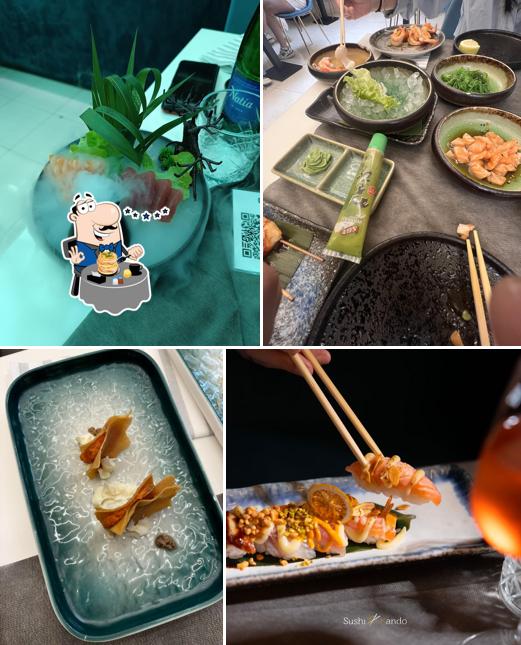 Platti al Sushi Kando - sapori d'oriente