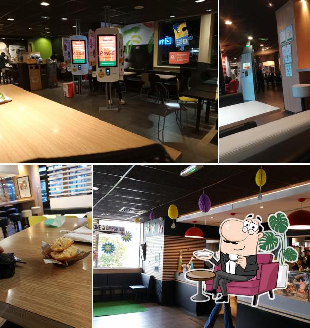 L'intérieur de McDonald's