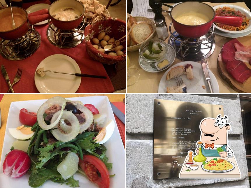 Platti al Restaurant Les Armures