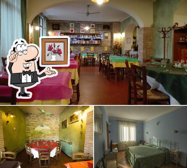 Посмотрите на внутренний интерьер "Albergo Ristorante Il Sicomoro"