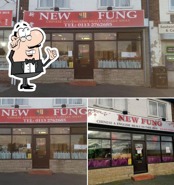 The interior of New Fung Chinese Takeaway