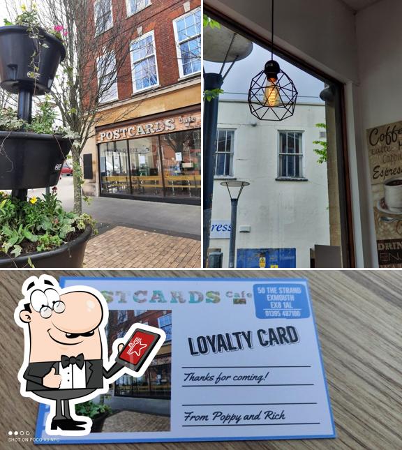 Postcards Cafe in Exmouth Restaurant menu and reviews