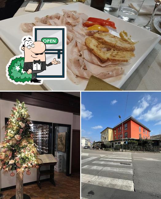 La foto della esterno e cibo di Ristorante Amelia Romana
