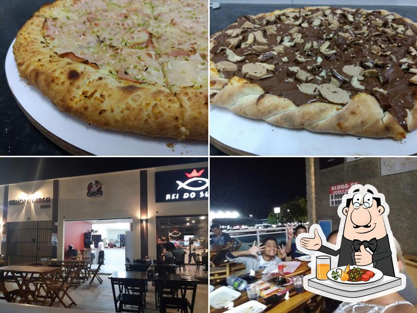 A imagem da comida e interior no Barão Da Pizza Sul
