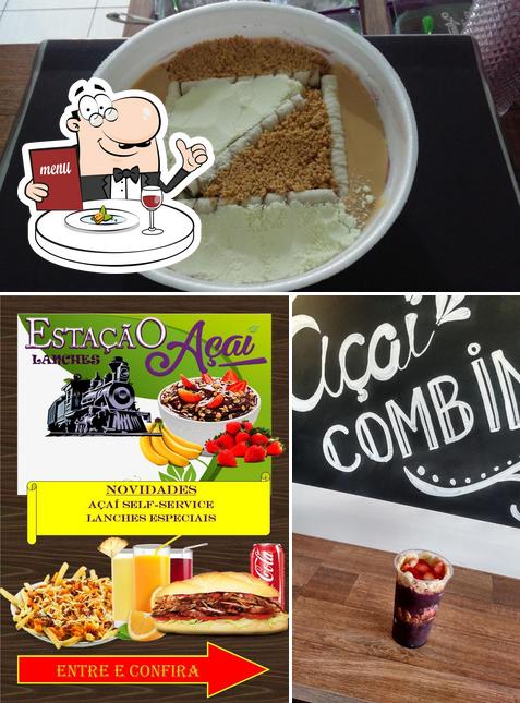 Comida em Estação Açaí e Lanches