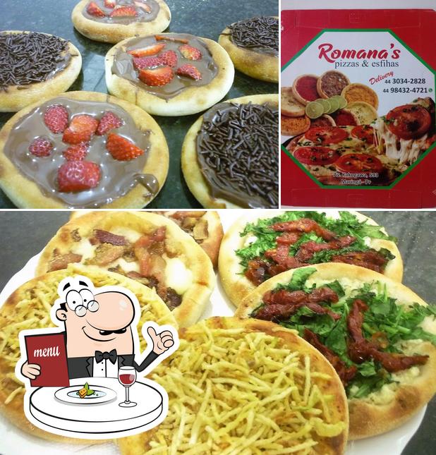 Comida em Romana's Pizzas