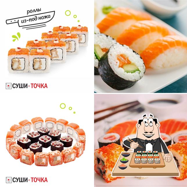 Les sushi sont servis à Sushi tochka