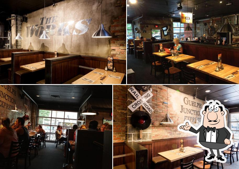 L'intérieur de The WORKS Craft Burgers & Beer