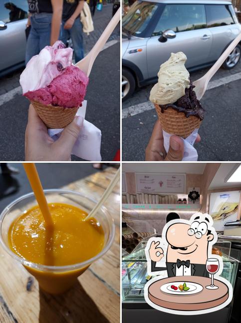 Platti al Gelateria da Costanza