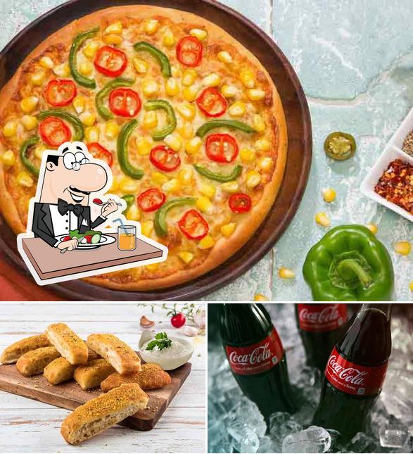 Among different things one can find food and beverage at MOJO Pizza- 2X Toppings Order Pizza Online