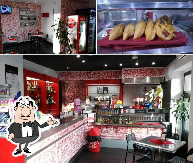 Questa è la immagine che raffigura la interni e cibo di Caffetteria Lunegia Srls