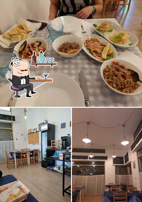 Gli interni di A fuoco lento trattoria da Matteo